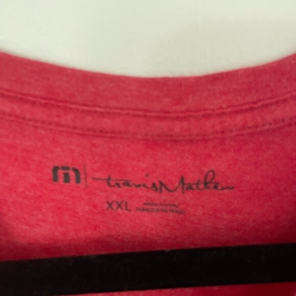 Travis Mathews mens red short sleeve shirt size xxl - Picture 4 of 5